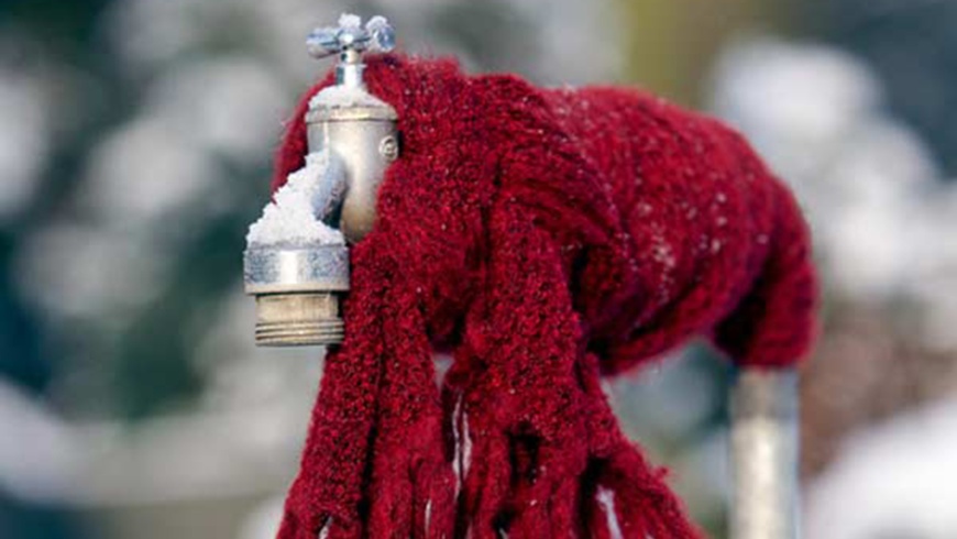 Frostschutz: Wasserleitungen entleeren!