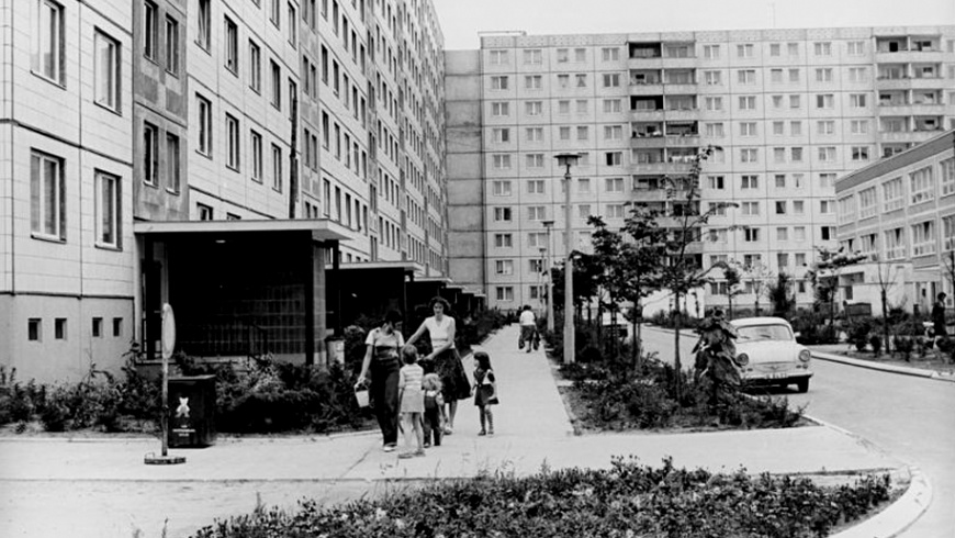 Plattenbauten in Marzahn