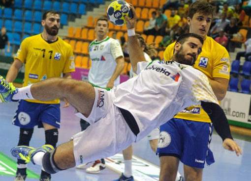 Handball in Aktion