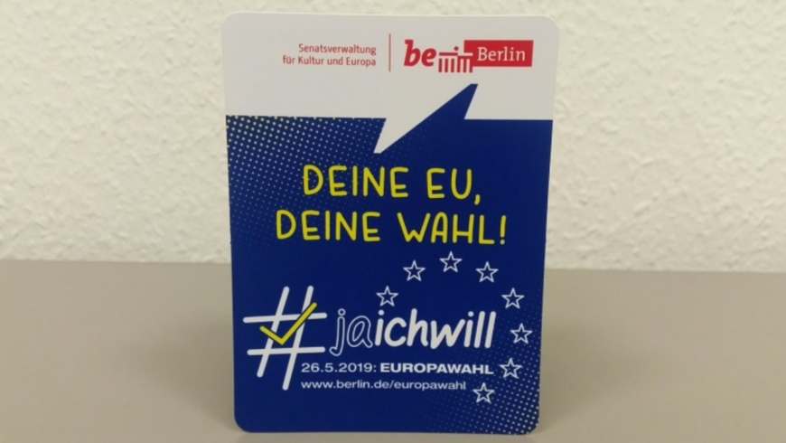 Pocketflyer zur Europawahl