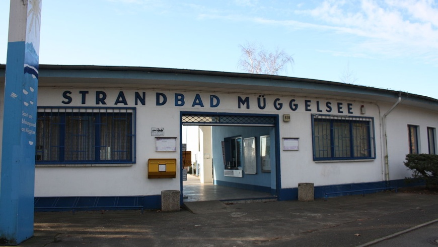 Eingang des Strandbad Müggelsee