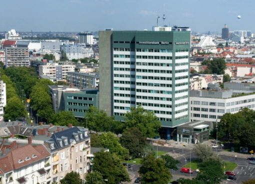 Drehscheibe der Wirtschaftsförderung: Hochhaus der Investititionsbank Berlin (IBB)