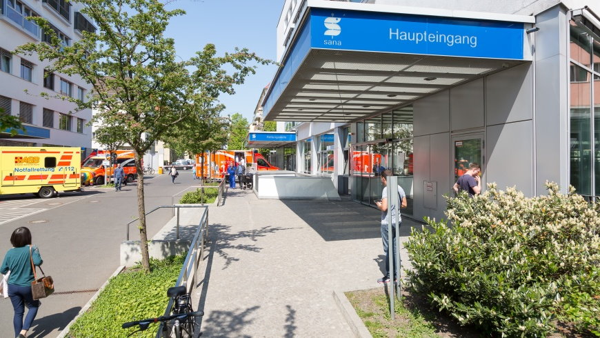 Haupteingang Sana Klinikum Lichtenberg