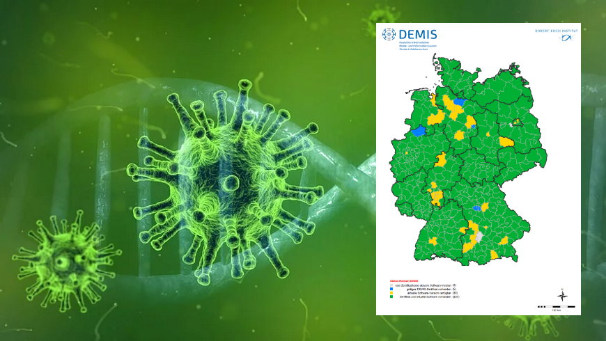 Visualisierung des Coronavirus