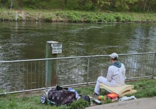 Angler am Teltowkanal