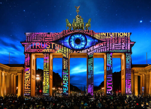 Das Brandenburger Tor beim FESTIVAL OF LIGHTS