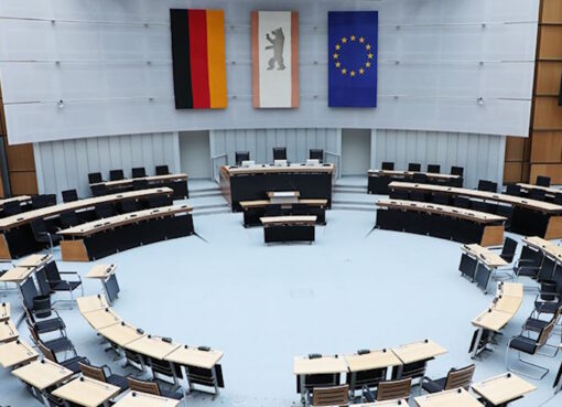 Plenarsaal des Berliner Abgeordnetenhaus