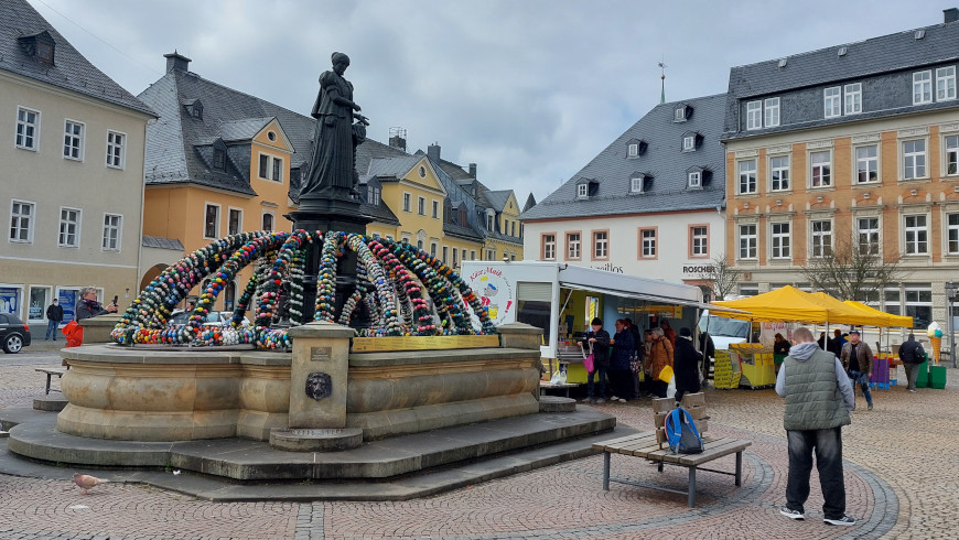 Osterbrunnen in Annaberg-Buchholz